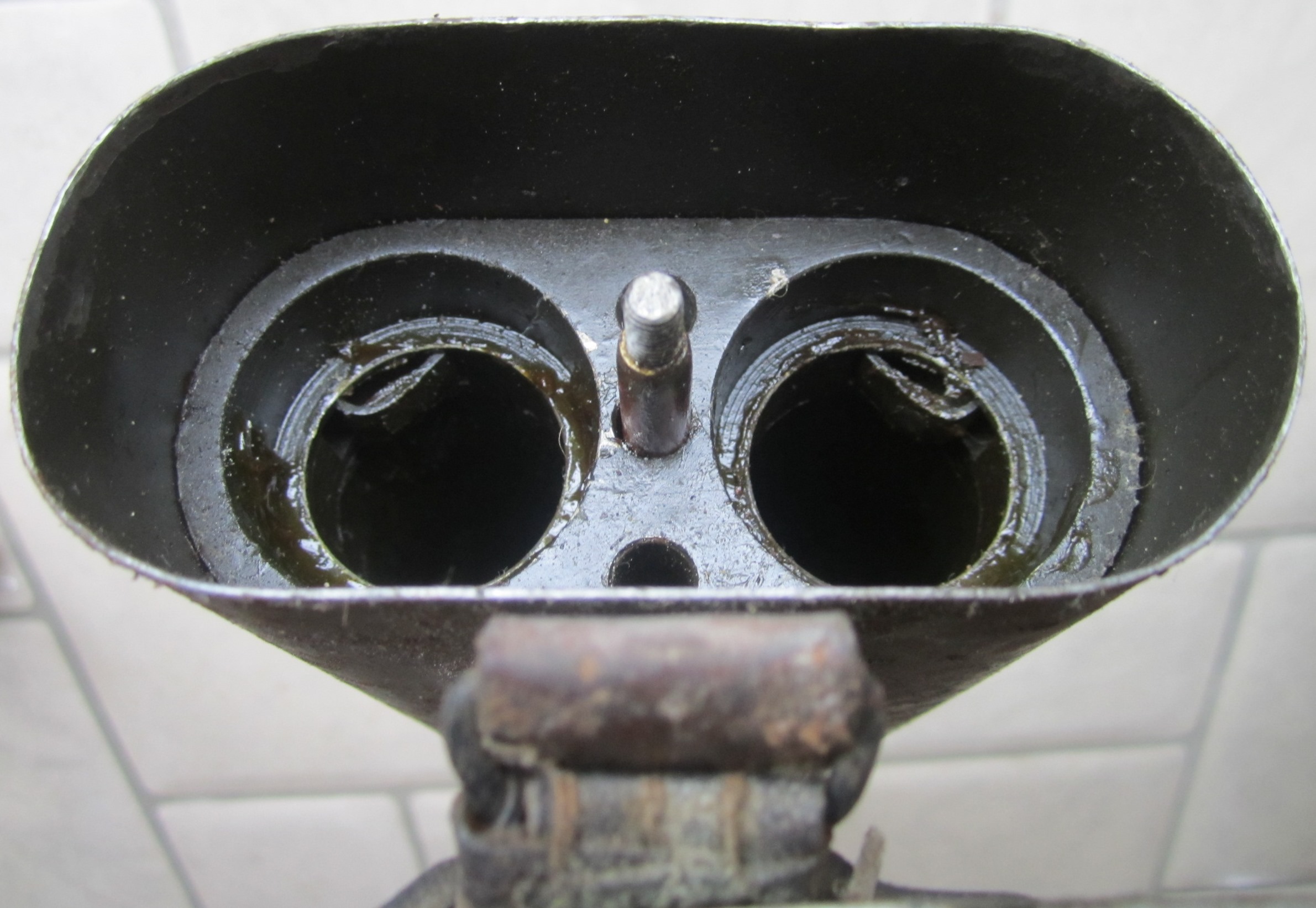 MG13 double barrel container - without barrels - with polishing kit